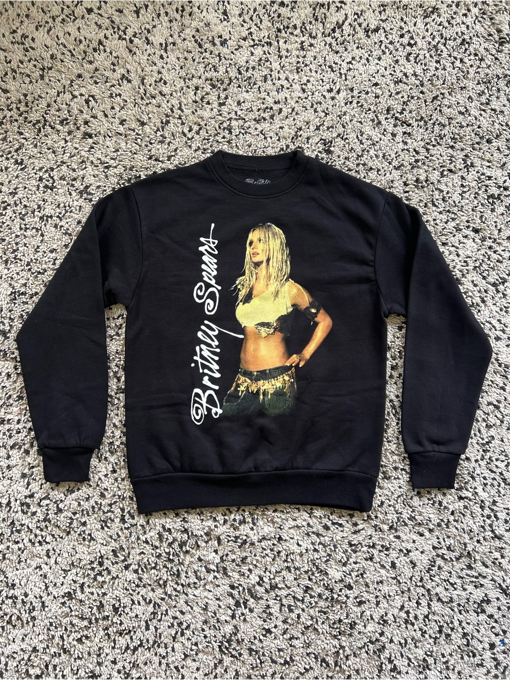 Britney Spears Slave 4 U Graphic Sweatshirt Black Crewneck Men’s Size Medium